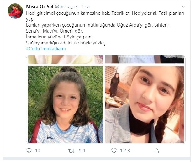 Acılı Anneden Karne Paylaşımı, “Çocuğunun Mutluluğunda Oğuz Arda’yı, Bihter’i Gör”