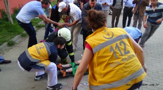 2 Kattan Düşen Genç Kız Ağır Yaralandı