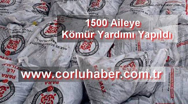 1500 Aileye Kömür Yardımı Yapıldı