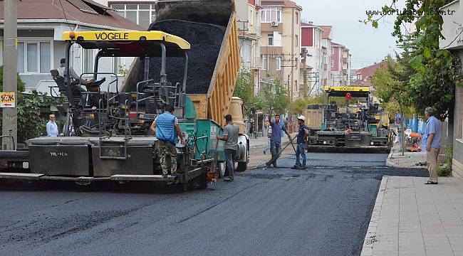 Asfaltlama Çalışmaları Devam Ediyor