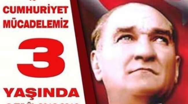 Birleşik Kamu İş Konfederasyonu'na Bağlı Tüm Yerel-Sen 3 Yaşında