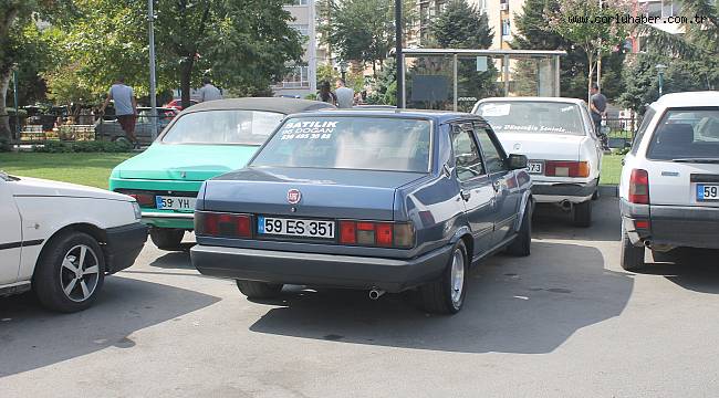 Çorlu’da, Cadde ve Sokaklar Oto Galeriye Döndü