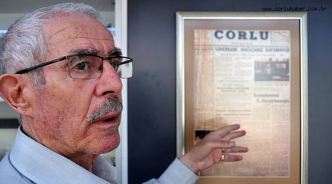 Çorlu'nun İlk Gazetesi 57 Yaşında