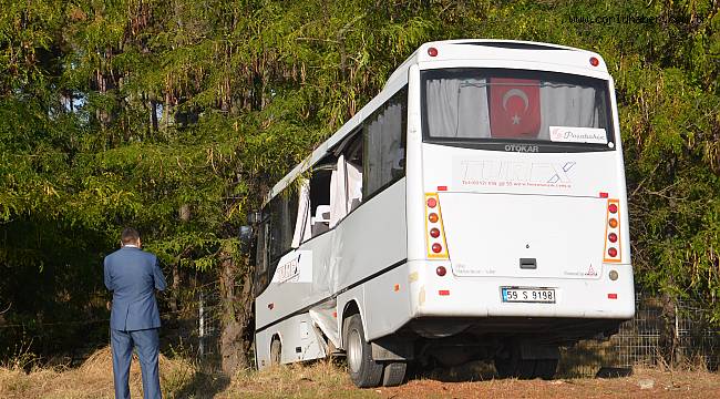 İşçi Servisleri Çarpıştı 12 Yaralı