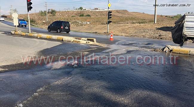 Çorlu’nun Yolları Çökmeye Devam Ediyor