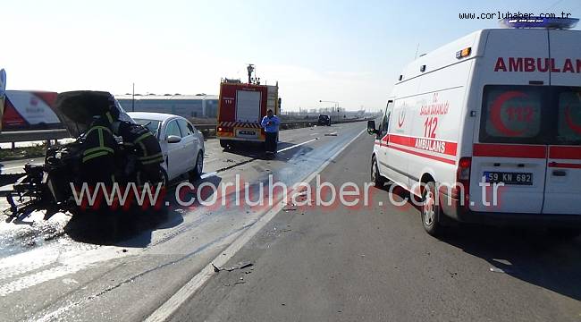 Otomobiller Hurdaya Döndü, 1 Yaralı