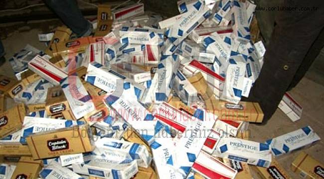 2700 Paket Kaçak Sigara Eli Geçirildi