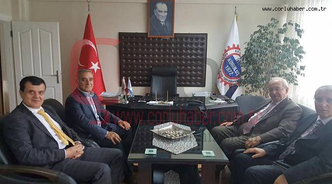 Başkan Albayrak’tan Çorlu Koordine Küçük Sanayi Sitesi Yapı Kooperatifi Başkanı Zeki Dobrucalı'ya Ziyaret