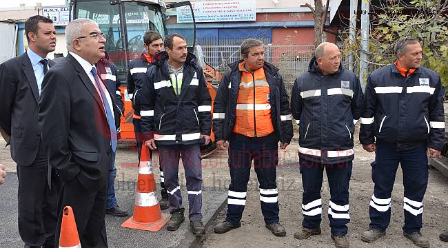 Başkan Baysan Yapılan Çalışmaları Yerinde İnceledi