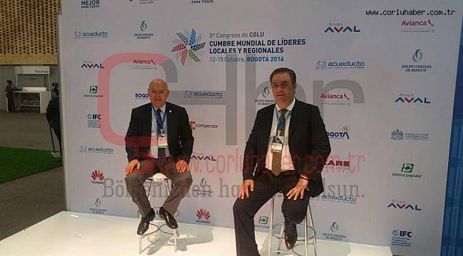 Başkan Eşkinat Kolombiya’da 2016 Dünya Yerel ve Bölgesel Liderler Zirvesi’ne katıldı