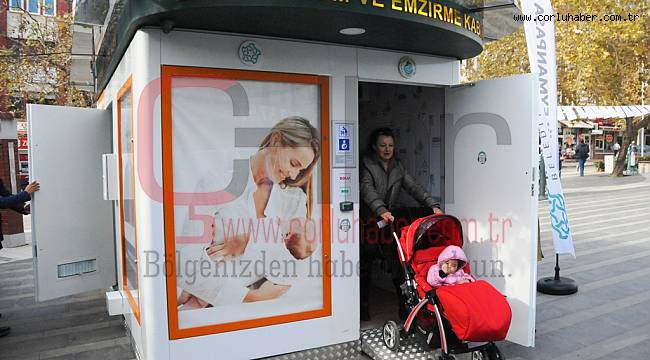 Bebek Bakım ve Emzirme Kabinleri hizmete başladı