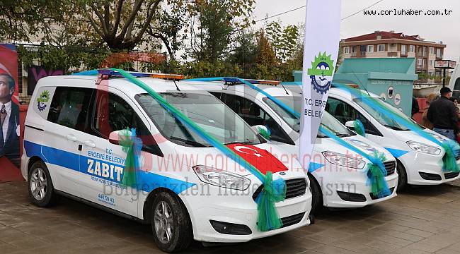 Ergene’ye Kazandırılan Araçların Tanıtımı Yapıldı