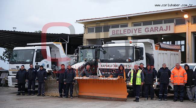 Kapaklı  Belediyesi Kışa Hazır