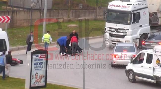 Motosiklet Sürücüsü Feci Şekilde Can Verdi