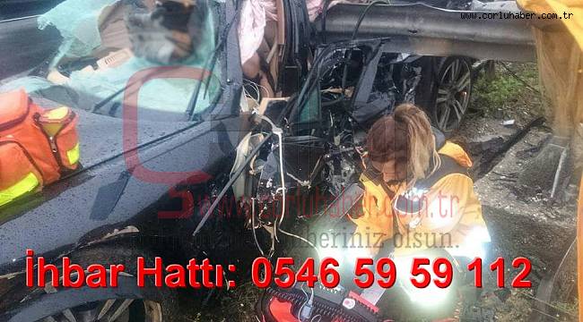 TEM’de Feci Kaza,1 Ölü 1 Yaralı