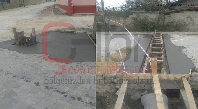Yağmur Suyu Izgara Yapım Çalışmaları Devam Ediyor