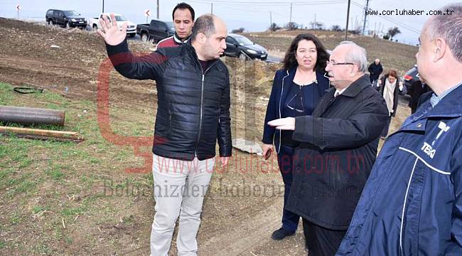 Başkan Albayrak Şarköy'de İncelemelerde Bulundu