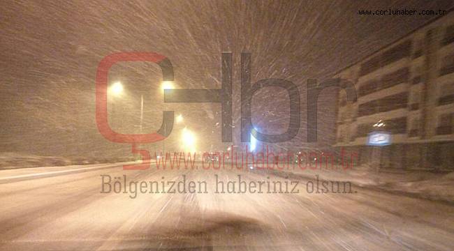 Çorlu Beyaza Büründü