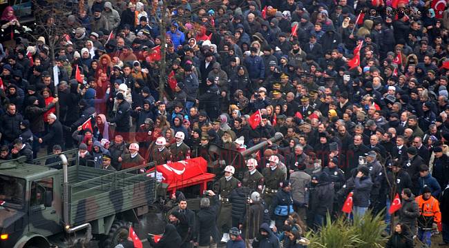 Çorlu Şehidini Uğurladı