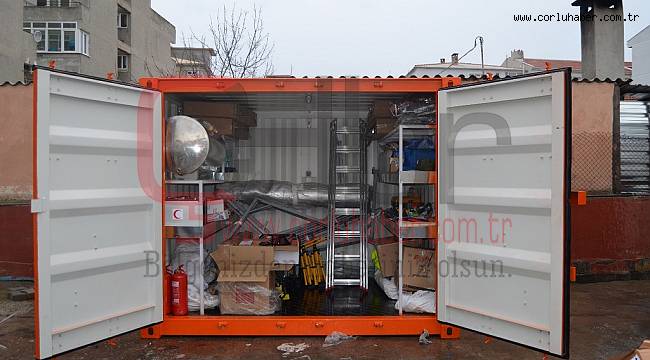 Deprem Sonrası Acil Durum Konteynerleri Hizmete Girdi