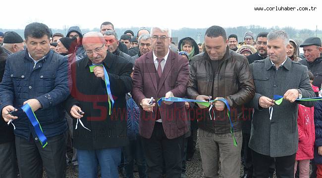 Ergene'de 1. Sınıf Atık Getirme Tesisi Açıldı
