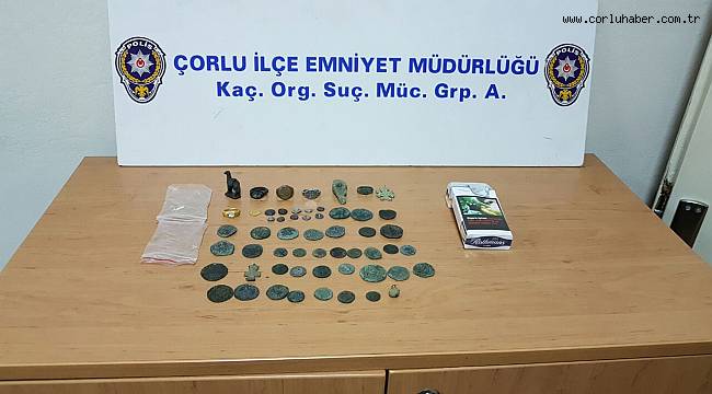 Bizans ve Roma Dönemine Ait Eserler Ele Geçirildi