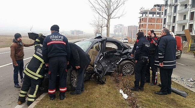 Hız İbresi 130 Km’de Takılı Kaldı, Kazada 1 Ölü 2 Yaralı