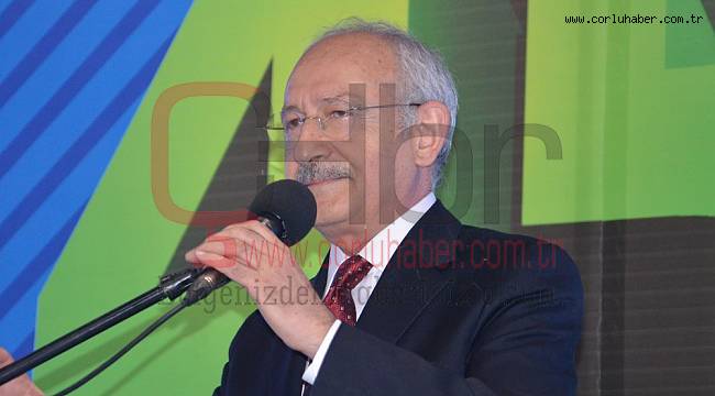 Kılıçdaroğlu Tekirdağ'dan AK Partiye Yüklendi