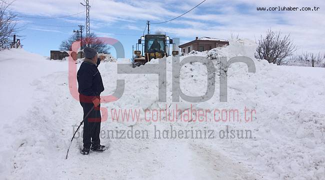 Süleymanpaşa Belediyesi ekiplerinden 72 saat kar mesaisi