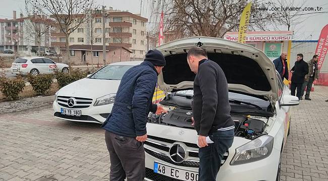 Uygulamalı Direksiyon Sınavı Yapıldı