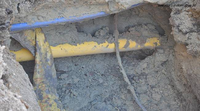 Plansız Çalışma Doğalgaz Borusunu Patlattı