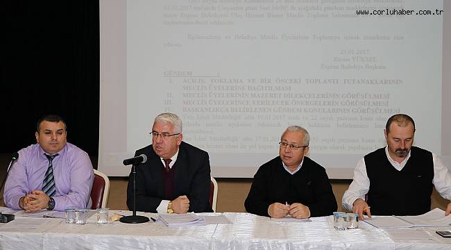 Şubat Ayı Olağan Meclis Toplantısı Yapıldı