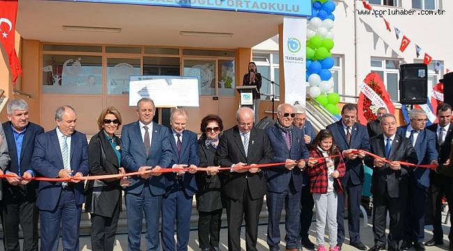 Vali Enver Salihoğlu Ortaokulu Milli Eğitime Teslim edildi