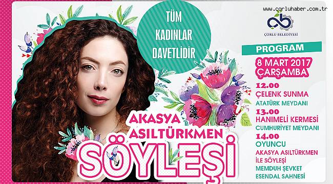 Çorlu'da Kadınlar Günü Yapılacak Etkinliklerle Kutlanacak