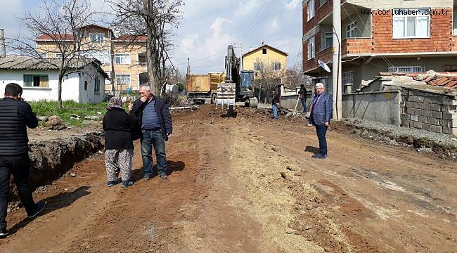 Ergene'de Yol Çalışmaları Başladı