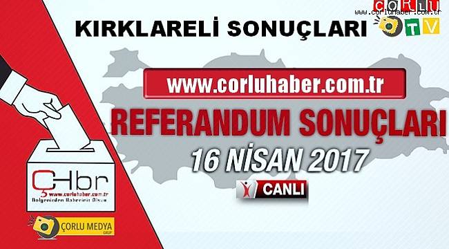 Kırklareli Referandum Sonuçları