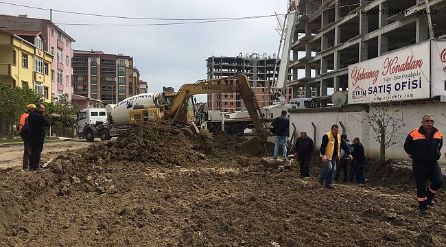 Çalışma Yapan Kepçe Doğalgaz Borusunu Patlattı