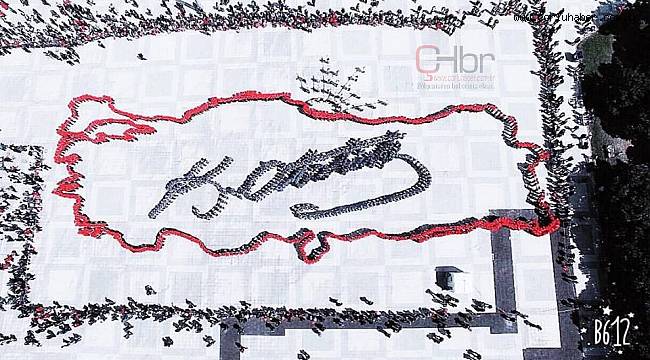 19 Mayıs Kutlamalarında Eşsiz Manzara