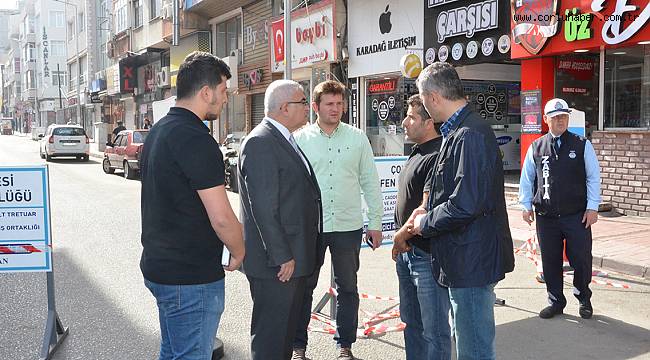 Başkan Baysan Üstyapı Çalışmalarını İnceledi