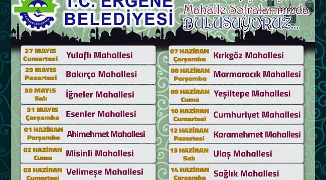 Ramazan Ayında Ergeneliler Sevgi Sofralarında Buluşacak