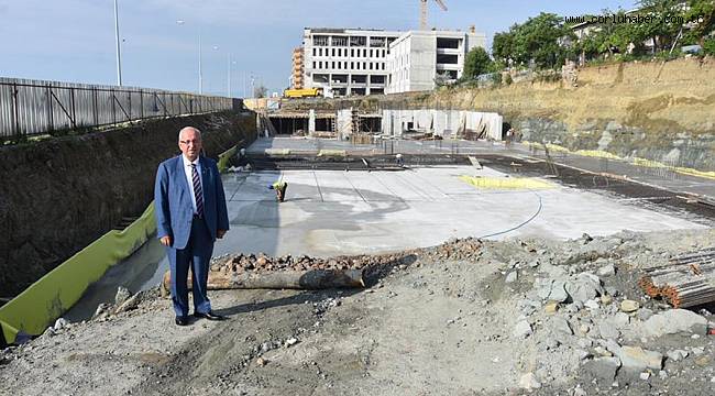 Su Ürünleri Halinin İnşaat Çalışmaları Hızla İlerliyor