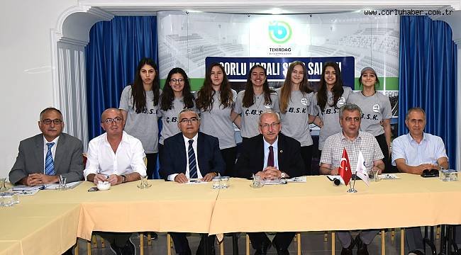 Çorlu Kapalı Spor Salonu İmza Töreni Yapıldı