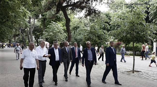 Kesimoğlu İstasyon Caddesi’nde İncelemelerde Bulundu