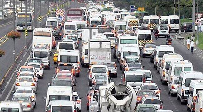 Tekirdağ'da Taşıt Sayısı 255 Bine Yükseldi