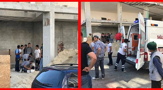 İnşaatın İkinci Katından Düşerek Yaralandı