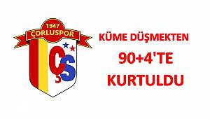 Küme Düşmekten Son Dakikada Kurtuldu