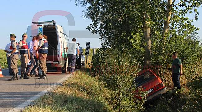 Otomobil Su Kanalına Uçtu, 1 Ölü