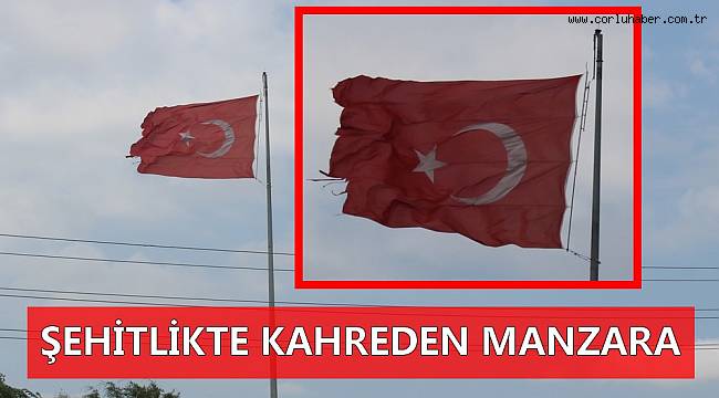 Şehitlerimiz Yırtık Bayrak Altında Anıldı