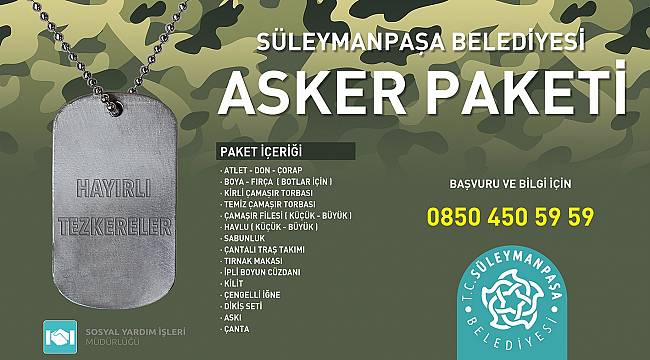 Süleymanpaşa Belediyesi Bir İlke Daha İmza Attı