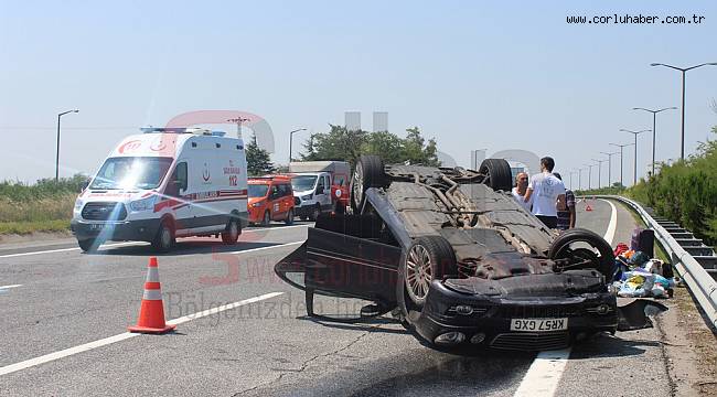 Tatile Gelen Gurbetçiler TEM'de Ölümden Döndü